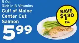 Hannaford Gulf of Maine Center Cut Salmon offer