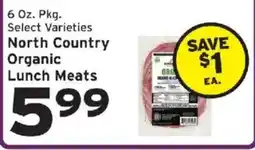 Hannaford North Country Organic Lunch Meats offer