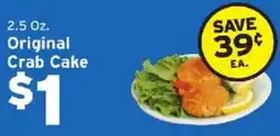 Hannaford Original Crab Cake offer