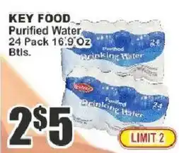 Key Food Key Food Purified Water offer