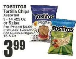 Key Food Tostitos Tortilla Chips offer
