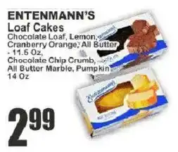Key Food Entenmann's loaf cakes offer