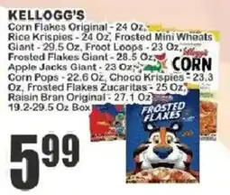 Key Food Kellogg's corn flakes original offer