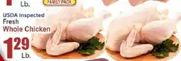 Key Food Usda inspected fresh whole chicken offer