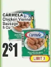 Key Food Carmela Chicken Vienna Sausage offer