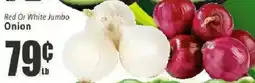 Key Food Red Or White Jumbo Onion offer