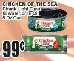 Key Food Chicken of the sea chunk light tuna offer