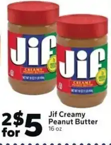 Save a Lot Jif Creamy Peanut Butter offer