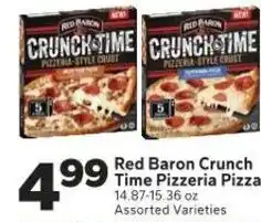 Save a Lot Red baron crunch time pizzeria pizza offer