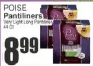 Food Universe Poise pantiliners offer