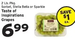 Hannaford Taste of Inspirations Grapes offer