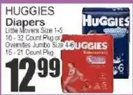 Food Universe Huggies Diapers offer