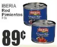 Food Universe Iberia red pimientos offer