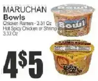 Food Universe Maruchan Bowls Chicken Ramen offer