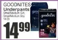 Food Universe Goodnites Underpants offer