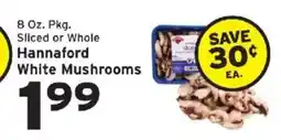 Hannaford Hannaford white mushrooms offer