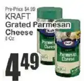 Food Universe Kraft grated parmesan cheese offer