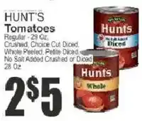 Food Universe Hunt's Tomatoes offer