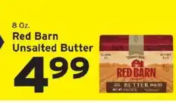 Hannaford Red Barn unsalted butter offer