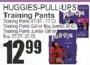 Food Universe Huggies pull-ups training pants offer