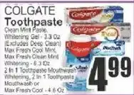 Food Universe Colgate toothpaste offer