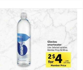 Safeway Glacéau Smartwater offer