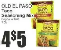 Food Universe Old El Paso Taco Seasoning Mix offer