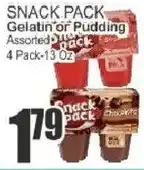 Food Universe Snack Pack Gelatin or Pudding offer