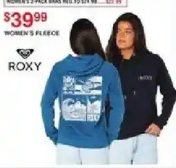 Dunham's Sports Roxy women's fleece offer