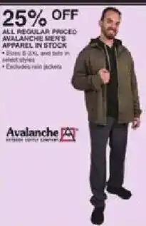 Dunham's Sports Avalanche Men's Apparel offer
