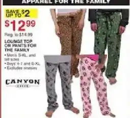 Dunham's Sports Canyon Apparel for the Family offer