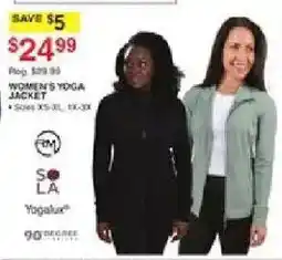 Dunham's Sports Solala Yogalux women's yoga jacket offer