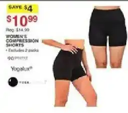 Dunham's Sports Yogalux women's compression shorts offer