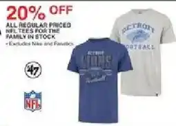 Dunham's Sports 47 brand nfl tees offer