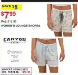 Dunham's Sports Canyon Women's Lounge Shorts offer