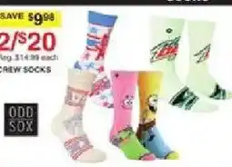 Dunham's Sports Odd Sox crew socks offer