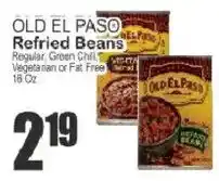 Key Food Old El Paso refried beans offer