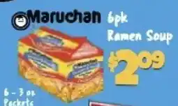Big Lots Maruchan ramen soup offer