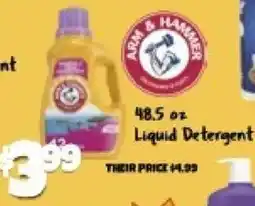 Big Lots Arm & Hammer liquid detergent offer
