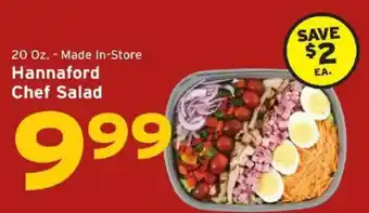 Hannaford chef salad