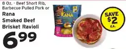 Hannaford Rana Smoked Beef Brisket Ravioli offer