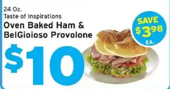 Taste of Inspirations Oven Baked Ham & BelGioioso Provolone