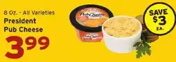 Hannaford President Pub Cheese offer