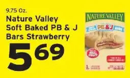 Hannaford Nature Valley soft baked pb & j bars strawberry offer