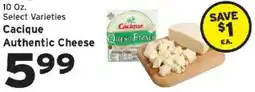 Hannaford Cacique authentic cheese offer