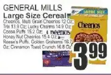 Key Food General Mills large size cereal offer