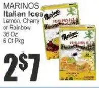 Food Universe Marinos italian ices offer