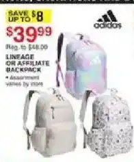 Dunham's Sports Adidas Lineage Or Affiliate Backpack offer