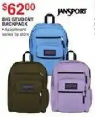 Dunham's Sports JanSport big student backpack offer