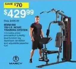Dunham's Sports Marcy mwm-150 150 lb. home training system offer